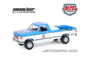 FORD F-250 XL ПИКАП С ТОПЛИВНОЙ ЦИСТЕРНОЙ CHEVRON 1991 / ФОРД F-250 КСЛ ЧЕВРОН ГОЛУБОЙ