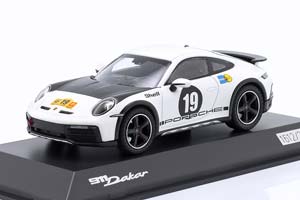 PORSCHE 911 (992) #19 RALLY DAKAR (LIVERY 1971) COUPE (2023) / ПОРШЕ 911 992 РАЛЛИ ДАКАР ЛИВРЕЯ КУПЕ БЕЛЫЙ