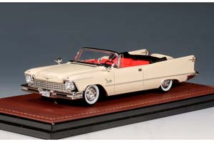 CHRYSLER IMPERIAL CROWN CONVERTIBLE (ОТКРЫТЫЙ, ОДИНОЧНЫЕ ФАРЫ) 1957 / ЧРЙСЛЕР ИМПЕРИАЛ КРОВН КАБРИОЛЕТ БЕЖЕВЫЙ