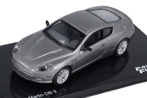 ASTON MARTIN DB9 2005 ИЗ ФИЛЬМА ФОРСАЖ / АСТОН МАРТИН DB9 СЕРЕБРИСТЫЙ