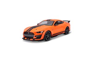FORD MUSTANG SHELBY GT500 2020 И ПОЛОСАМИ / ФОРД МУСТАНГ ШЕЛБИ GT500 ОРАНЖЕВЫЙ
