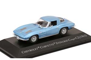 CHEVROLET CORVETTE STING RAY COUPE C2 1963 / ШЕВРОЛЕ КОРВЕТ СТИНГ РЕЙ КУПЕ C2 ГОЛУБОЙ