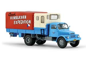 PRAGA SST - EXPEDITION CAR FROM THE FIRST CZECH EXPEDITION TO THE HIMALAYA 1969 БОРТОВОЙ С ТЕНТОМ / ПРАГА ССТ ЕКСПЕДИТИОН АВТОМОБИЛЬ ПЕРВЫЙ КЗЕЧ ХИМАЛАЙА ГОЛУБОЙ