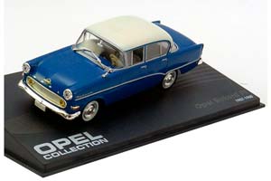 OPEL REKORD PI 4-DOORS 1957-1960 BLUE/CRÈME / ОПЕЛЬ РЕКОРД ПИ 4-DOORS БЛУЕ/КР ЕМЕ СИНИЙ