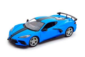 CHEVROLET CORVETTE STINGRAY (C8) 2020 / ШЕВРОЛЕ КОРВЕТ СТИНГРАЙ C8 СИНИЙ