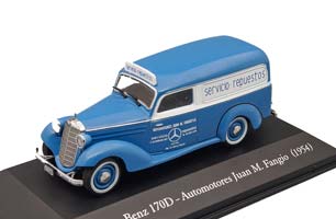 MERCEDES-BENZ 170D ФУРГОН 1954 MERCEDES SERVICE JUAN MANUEL FANGIO / МЕРСЕДЕС-БЕНЦ 170D СЛУЖЕБНЫЙ ХУАН МАНУЭЛЬ ФАНХИО