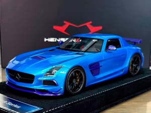 MERCEDES BENZ SLS AMG BLACK SERIES PEARL BABY BLUE / МЕРСЕДЕС-БЕНЦ SLS AMG BLACK SERIES ПЕРЛАМУТРОВЫЙ БЭБИ-БЛЮ (ЛИМИТ 01/30)