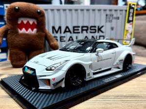 NISSAN LB-SILHOUETTE WORKS GT 35 GT-RR MATTE GRAY / LB-SILHOUETTE WORKS GT НИССАН 35 GT-RR МАТОВЫЙ СЕРЫЙ (ЛИМИТ 52/84)