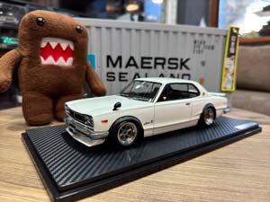 NISSAN SKYLINE 2000 GT-R (KPGC10) WHITE / НИССАН СКАЙЛАЙН 2000 GT-R KPGC10 БЕЛЫЙ