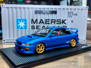 SUBARU IMPREZA WRX TYPE R STI VERSION V (GC8) BLUE / СУБАРУ ИМПРЕЗА WRX TYPE R STI ВЕРСИЯ V GC8 СИНИЙ