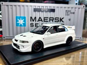 MITSUBISHI LANCER EVOLUTION VI GSR T.M.E (CP9A) WHITE / МИЦУБИСИ ЛАНСЕР ЭВОЛЮШН VI GSR T.M.E CP9A БЕЛЫЙ