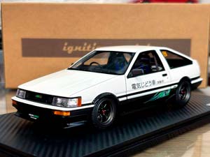 TOYOTA COROLLA LEVIN 3DR (AE86) BEV WHITE/BLACK / ТОЙОТА КОРОЛЛА ЛЕВИН 3DR AE86 BEV БЕЛЫЙ-ЧЕРНЫЙ