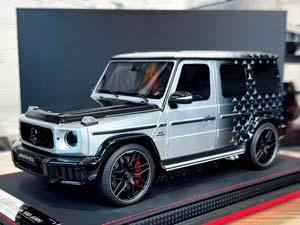 MERCEDES BENZ G63 AMG 2025 SILVER/BLACK STARS (STARRY COATING) / МЕРСЕДЕС-БЕНЦ G63 AMG СЕРЕБРИСТЫЙ/ЧЕРНЫЙ ЗВЕЗДЫ ЗВЕЗДНЫЙ ПОКРЫТИЕ