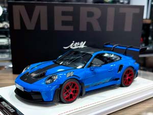 PORSCHE 911 (992) GT3 RS SHARK BLUE/RED / ПОРШЕ 911 992 GT3 RS SHARK СИНИЙ/КРАСНЫЙ