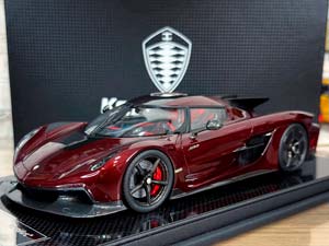 KOENIGSEGG JESKO ABSOLUTE RED TINTED CARBON / КЁНИГСЕГГ ЙЕСКО ABSOLUTE КРАСНЫЙ ТОНИРОВАННЫЙ КАРБОН (ЛИМИТ 007/199)