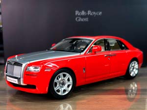 ROLLS-ROYCE GHOST RED/SILVER / РОЛЛС-РОЙС ГОСТ КРАСНЫЙ/СЕРЕБРИСТЫЙ