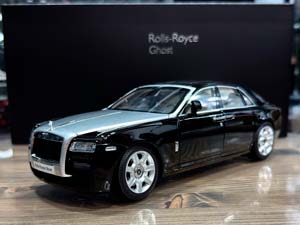 ROLLS-ROYCE GHOST BLACK/SILVER / РОЛЛС-РОЙС ГОСТ ЧЕРНЫЙ/СЕРЕБРИСТЫЙ