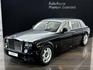ROLLS-ROYCE PHANTOM EXTENDED WHEELBASE BLACK/SILVER / РОЛЛС-РОЙС ФАНТОМ УДЛИНЕННЫЙ КОЛЕСНАЯ БАЗА ЧЕРНЫЙ/СЕРЕБРИСТЫЙ