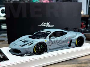 FERRARI LB SILHOUETTE WORKS 458 GT FIGHTER GREY / LB-SILHOUETTE WORKS ФЕРРАРИ 458 GT FIGHTER СЕРЫЙ