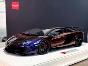 LAMBORGHINI AVENTADOR SVJ 2018 (LEIRION WHEEL) BLU HAL / ЛАМБОРГИНИ АВЕНТАДОР SVJ LEIRION КОЛЕСО BLU HAL (ЛИМИТ 44/80; 43/80)