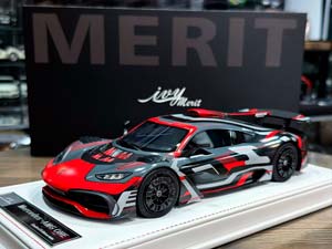 MERCEDES AMG ONE RED/BLACK BLOCKY / МЕРСЕДЕС-AMG ONE КРАСНЫЙ-ЧЕРНЫЙ BLOCKY