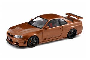 NISSAN SKYLINE GT-R (R34) CUSTOMIZED METALLIC BRONZE / НИССАН СКАЙЛАЙН GT-R R34 КАСТОМНАЯ ВЕРСИЯ БРОНЗОВЫЙ МЕТАЛЛИК