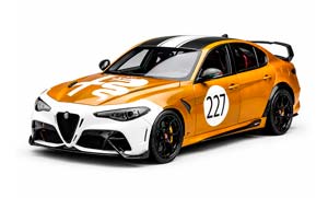 ALFA ROMEO GIULIA GTAM ORCA GT GOLD TWO TONE LIVERY #227 / АЛЬФА РОМЕО ДЖУЛИЯ GTAM ORCA GT ЗОЛОТАЯ ДВУХТОННАЯ ЛИВРЕЯ 227