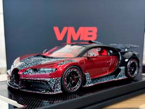 BUGATTI CHIRON 2.0 MANSORY RED/BLACK TWO TONE CARBON / БУГАТТИ ШИРОН 2.0 MANSORY КРАСНЫЙ-ЧЕРНЫЙ ДВУХТОННЫЙ КАРБОН