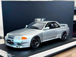 NISSAN SKYLINE GT-R R32 CUSTOMIZED VERSION SILVER / НИССАН СКАЙЛАЙН GT-R R32 КАСТОМНАЯ ВЕРСИЯ СЕРЕБРИСТЫЙ (ЛИМИТ 91/99)