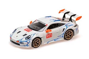PORSCHE 911 (992) GT3RS 2023 WHITE/ORANGE DECOR / ПОРШЕ 911 992 GT3 RS БЕЛЫЙ/ОРАНЖЕВЫЙ ДЕКОР