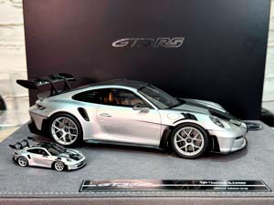 PORSCHE 911 (992) GT3 RS WEISSACH PACKAGE GT SILVER 1:18 & / ПОРШЕ 911 992 GT3 RS ПАКЕТ WEISSACH GT СЕРЕБРИСТЫЙ (ЛИМИТ 07/20)