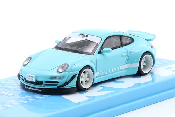 PORSCHE 911 (997) RWB RAUH-WELT LOMIANKI LIGHT BLUE / ПОРШЕ 911 997 RWB RAUH-WELT ЛОМИАНКИ СВЕТЛЫЙ СИНИЙ СВЕТЛО