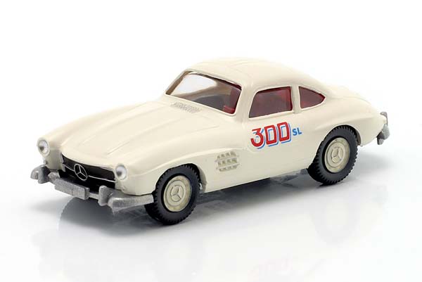 MERCEDES-BENZ 300 SL ALUMINIUM WHITE / МЕРСЕДЕС-БЕНЦ 300 SL АЛУМИНИУМ БЕЛЫЙ