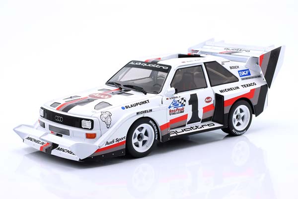 AUDI SPORT QUATTRO S1 E2 #1 WINNER PIKES PEAK 1987 WALTER RÖHRL / АУДИ СПОРТ КВАТТРО S1 E2 ПОБЕДИТЕЛЬ ПИКЕС ПИК ВАЛТЕР РЁРЛ