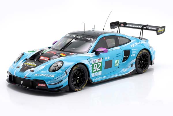 PORSCHE 911 GT3 R #92 WINNER LMGT3 24H LEMANS 2025 MANTHEY 1ST PHORM / ПОРШЕ 911 ГТ3 ПОБЕДИТЕЛЬ LMGT3 24 ЧАСА ЛЕ-МАН MANTHEY 1 МЕСТО ФОРМ