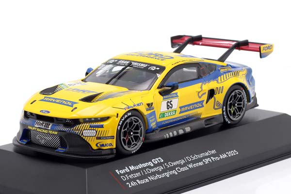 FORD MUSTANG GT3 #65 4TH 24H NÜRBURGRING 2025 HRT FORD PERFORMANCE / ФОРД МУСТАНГ ГТ3 4 МЕСТО 24 ЧАСА НЮРБУРГРИНГ ХРТ PERFORMANCE