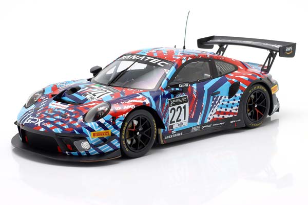PORSCHE 911 GT3 R #221 TEST DAYS 24H SPA 2022 GPX MARTINI RACING / ПОРШЕ 911 ГТ3 ТЕСТ ДАЙС 24 ЧАСА СПА ДЖИ-ПИ-ИКС МАРТИНИ