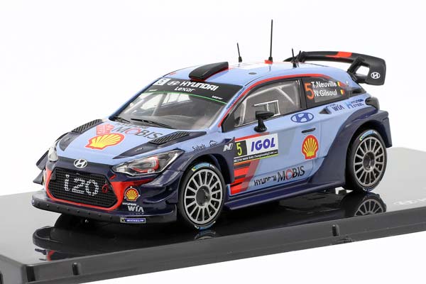 HYUNDAI I20 COUPE WRC #5 WINNER RALLYE TOUR DE CORSE 2017 NEUVILLE, GILSOUL / ХЕНДЭ I20 КУПЕ ЧЕМПИОНАТ МИРА ПО РАЛЛИ ПОБЕДИТЕЛЬ ТУР ДЕ CORSE НЕУВИЛЛЕ ГИЛСУЛ