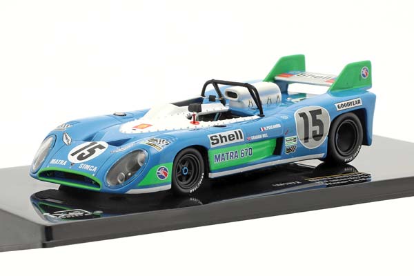MATRA MS670 #15 WINNER 24H LEMANS 1972 PESCAROLO, HILL / МАТРА MS670 ПОБЕДИТЕЛЬ 24 ЧАСА ЛЕ-МАН ПЕСКАРОЛО ХИЛЛ