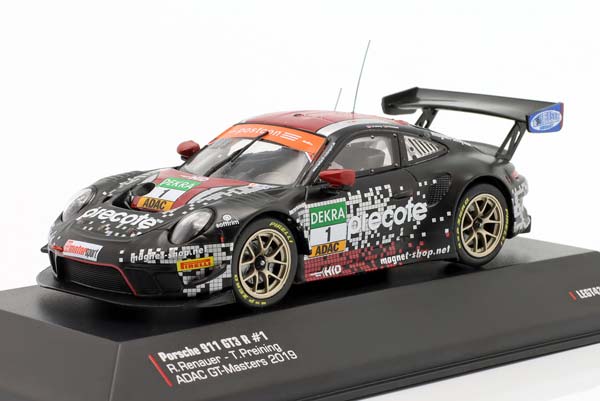 PORSCHE 911 GT3 R #1 ADAC GT MASTERS 2019 RENAUER, PREINING / ПОРШЕ 911 ГТ3 ADAC GT МАСТЕРС РЕНАУЕР ПРЕЙНИНГ