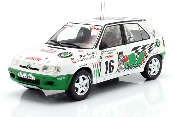 SKODA FELICIA KIT CAR #16 RALLYE TOUR DE CORSE 1995 TRINER, STANC / ШКОДА ФЕЛИКИА НАБОР АВТОМОБИЛЬ РАЛЛИ ТУР ДЕ CORSE ТРИНЕР СТАНК