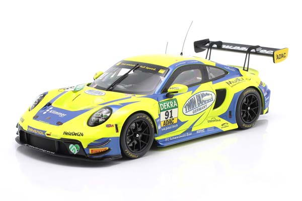 PORSCHE 911 GT3 R #91 ADAC GT MASTERS 2024 J. KAPFINGER, M. KAPFINGER / ПОРШЕ 911 ГТ3 ADAC GT МАСТЕРС ДЖ КАПФИНГЕР