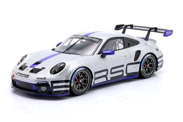 PORSCHE 911 (992) GT3 CUP TRACK EXPERIENCE 2023 / ПОРШЕ 911 992 ГТ3 КУП ТРАК ЕКСПЕРИЕНКЕ СЕРЕБРИСТЫЙ СИНИЙ