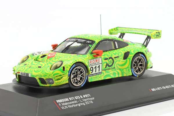 PORSCHE 911 GT3 R #911 VLN 6 NÜRBURGRING 2018 SIGNATURE EDITION / ПОРШЕ 911 ГТ3 ВЛН 6 НЮРБУРГРИНГ АВТОГРАФ