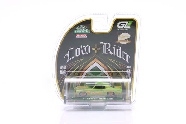 CHEVROLET MONTE CARLO LOWRIDER 1970 MICHAEL HERALDA GREEN / YELLOW / ШЕВРОЛЕ МОНТЕ-КАРЛО ЛОВРИДЕР МИЧАЕЛ ХЕРАЛДА ЗЕЛЕНЫЙ ЖЕЛТЫЙ