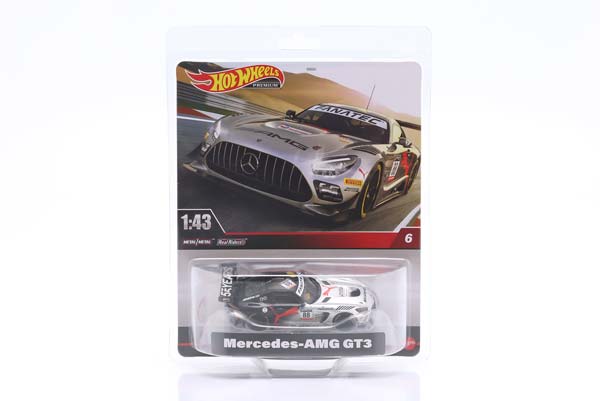 MERCEDES-AMG GT3 #88 2020 SILVER METALLIC / BLACK HOT WHEELS / МЕРСЕДЕС-АМГ ГТ3 СЕРЕБРИСТЫЙ МЕТАЛЛИК ЧЕРНЫЙ ХОТ ВХИЛС
