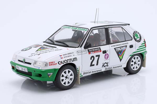 SKODA FELICIA KIT CAR #27 RAC RALLYE 1995 SIBERA, GROSS / ШКОДА ФЕЛИКИА НАБОР АВТОМОБИЛЬ РАЛЛИ RAC СИБЕРА ГРОСС