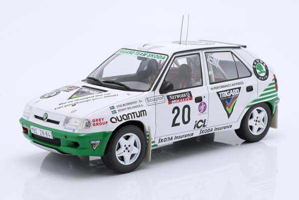SKODA FELICIA KIT CAR #20 RAC RALLYE 1995 BLOMQVIST, MELANDER / ШКОДА ФЕЛИКИА НАБОР АВТОМОБИЛЬ РАЛЛИ RAC БЛОМКВИСТ МЕЛАНДЕР