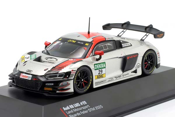 AUDI R8 LMS GT3 EVO II #29 DTM OSCHERSLEBEN 2025 RICARDO FELLER / АУДИ R8 ЛМС ГТ3 ЭВО 2 ДТМ ОШЕРСЛЕБЕН РИКАРДО ФЕЛЛЕР