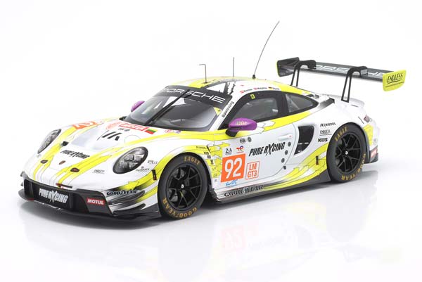 PORSCHE 911 GT3 R #92 24H LEMANS 2024 BACHLER, MALYKHIN, STURM / ПОРШЕ 911 ГТ3 24 ЧАСА ЛЕ-МАН БАЧЛЕР МАЛЙКХИН СТУРМ